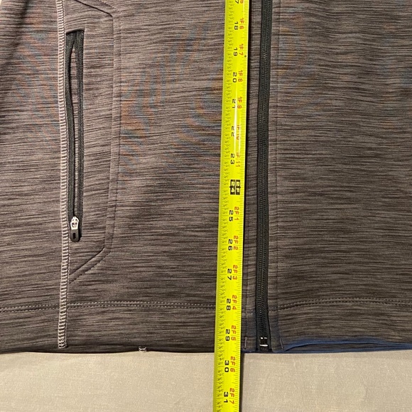 North End Sport Jacket Men’s L Gray Full Zip PIZZA HUT Logo NWOT - Picture 11 of 14